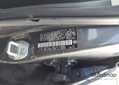 2012 Toyota Yaris L z USA, uszkodzony, nr VIN JTDKTUD31CD536710